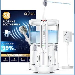 Oisao Flossing Toothbrush - White